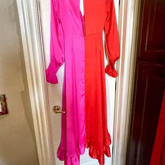 Pink and red dress - Picture 5 of 5